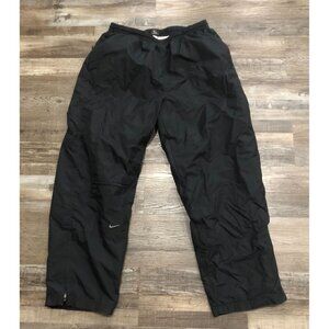 Vintage 90s Nike Sportswear Track Pants Mens 2XL Black Swoosh Athletic Jogger